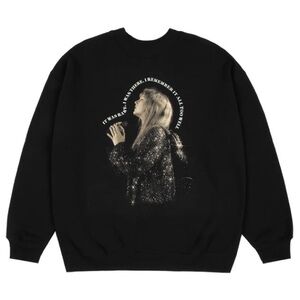 TAYLOR SWIFT • THE ERAS TOUR ALL TOO WELL LIVE PHOTO OVERSIZED CREWNECK (M)